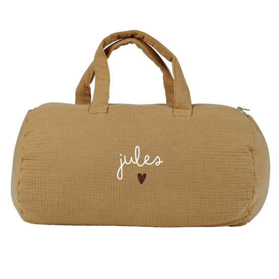 Sac polochon bowling week end enfant gaze camel personnalisé