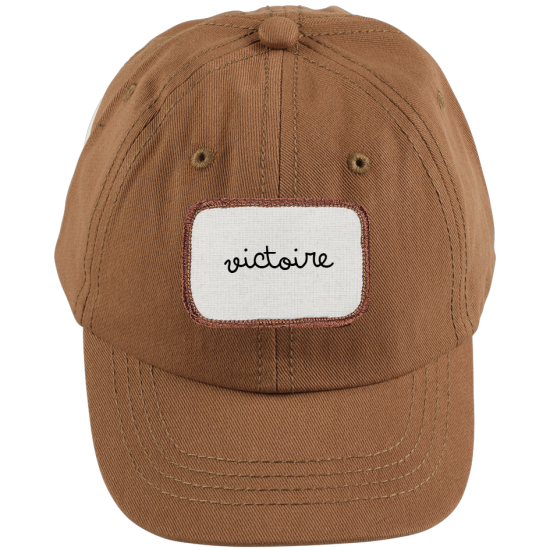 casquette personnalisée caramel