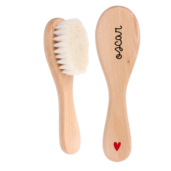 brosse bébé bois