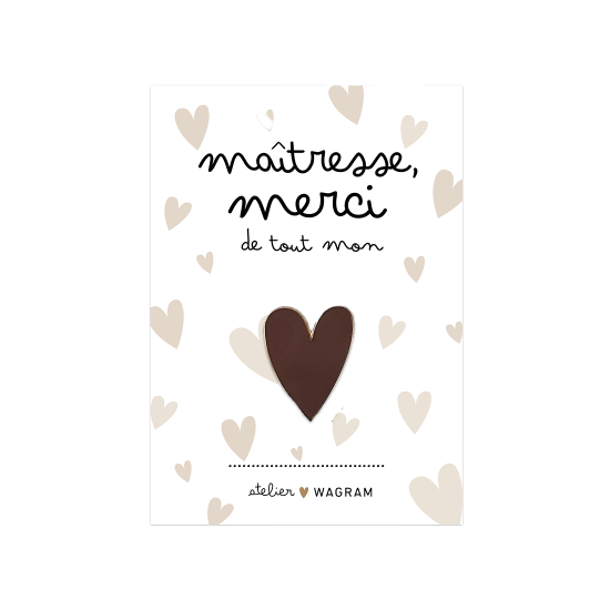 pins carte maitresse chocolat