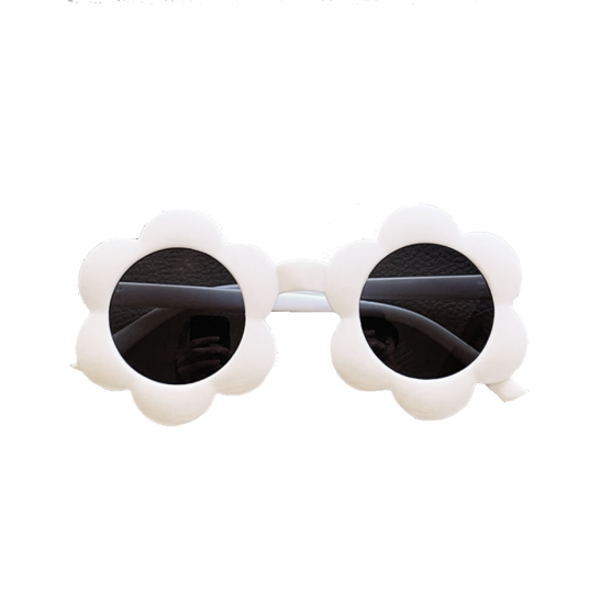 lunette fleur blanche