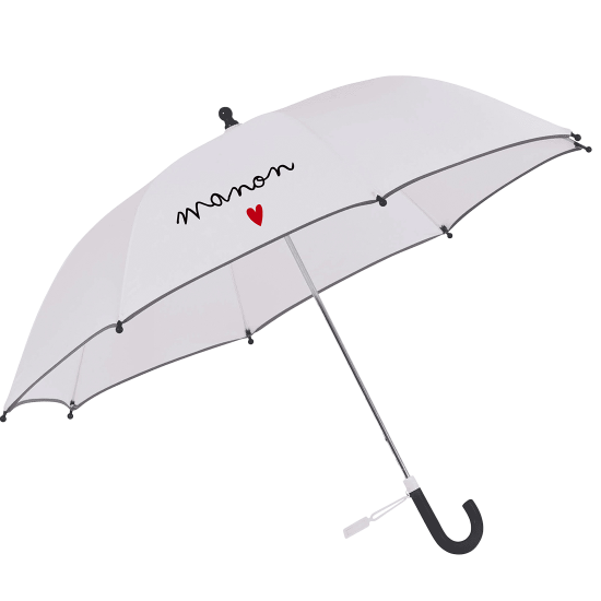 parapluie blanc personnalisable